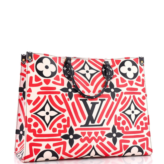 Louis Vuitton OnTheGo Tote Limited Edition Crafty Monogram Giant GM