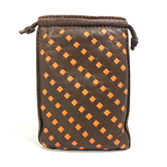 HERMES Pouch Anyo Miro Brown Pochette Pillow PM Women