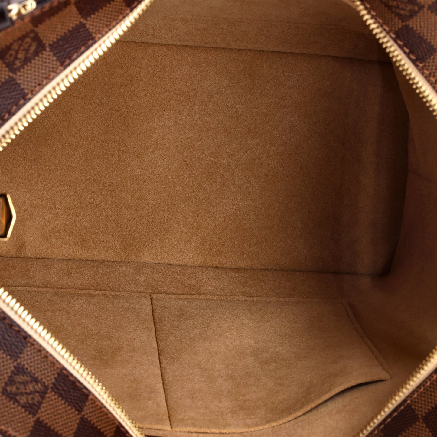 Louis Vuitton Jersey Handbag Damier with Leather