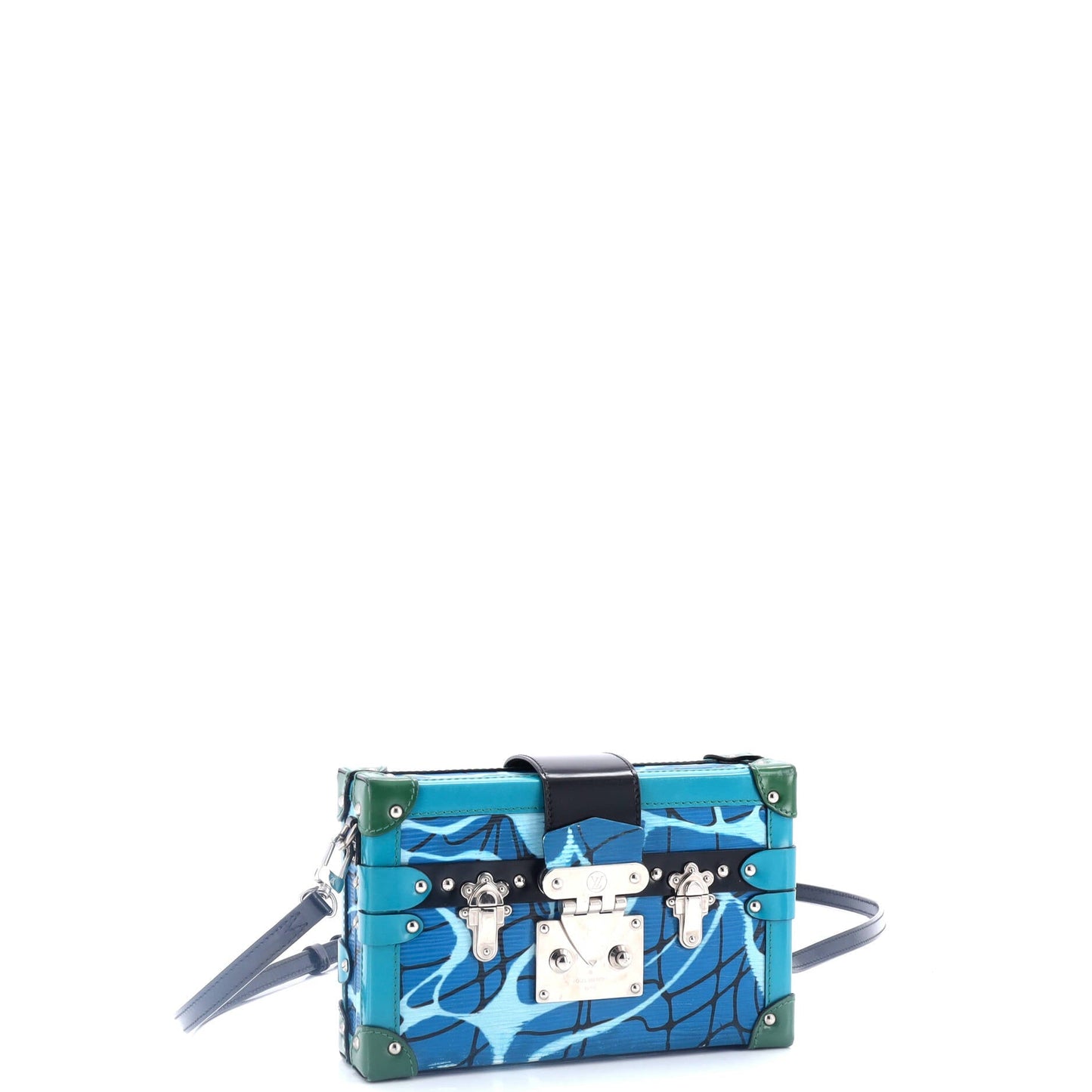 Louis Vuitton Petite Malle Handbag Limited Edition Printed Epi Leather
