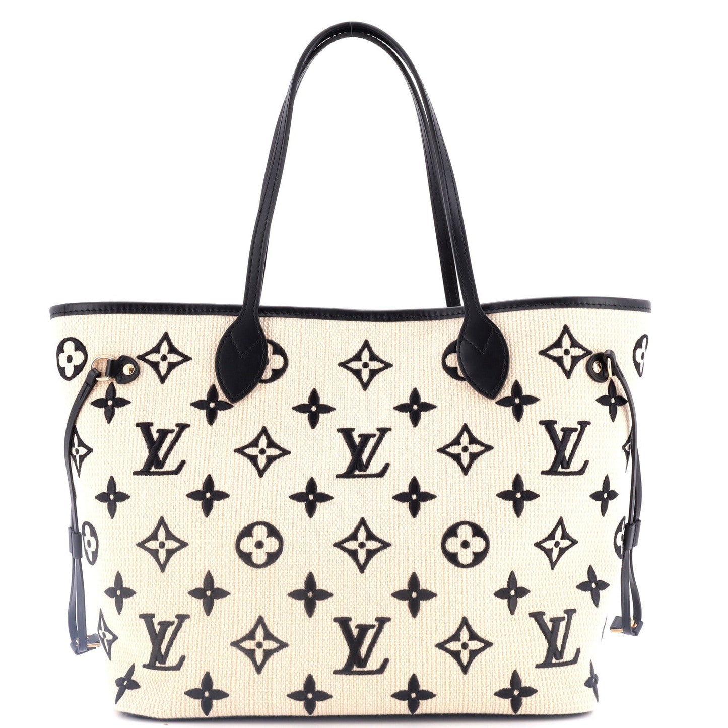 Louis Vuitton Neverfull NM Tote By The Pool Monogram Raffia MM