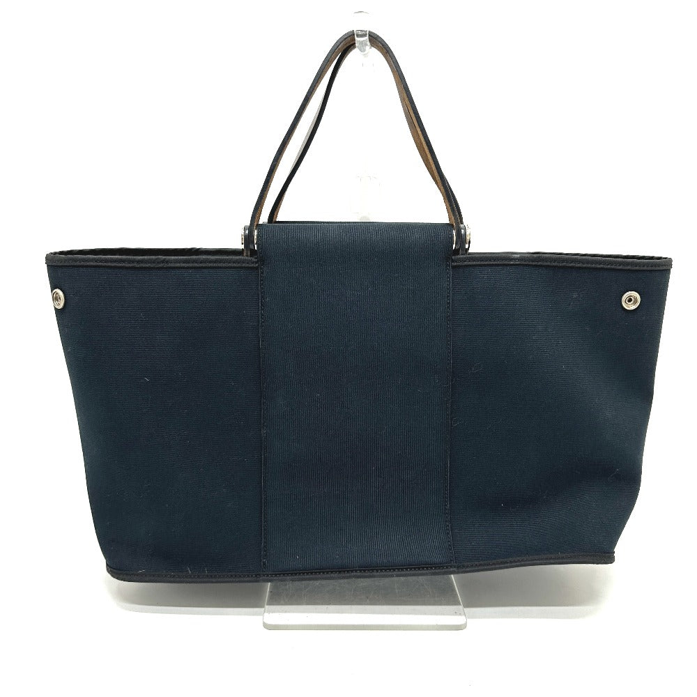 HERMES Tote Bag canvas black Kabak Elan PM