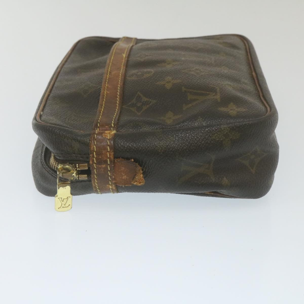 LOUIS VUITTON Monogram Compiegne 23 Clutch Bag LV Auth