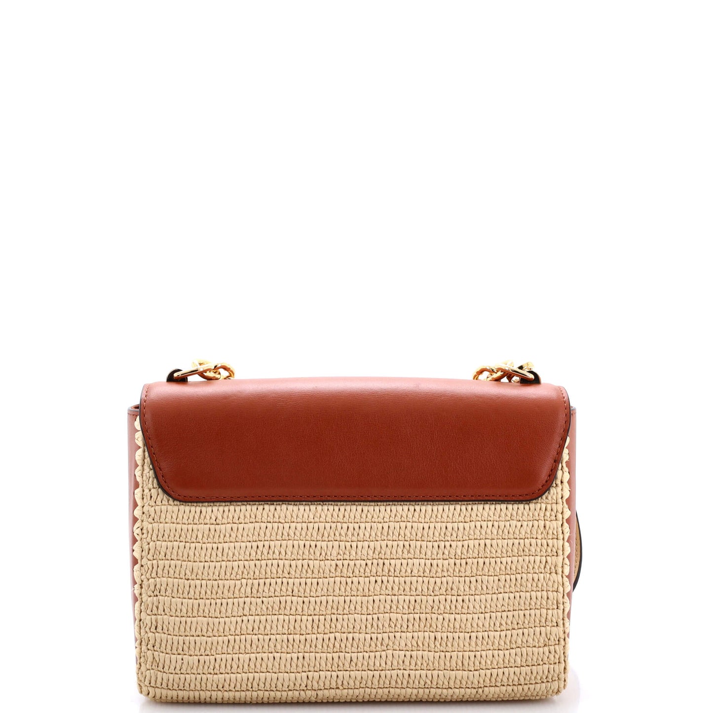 Louis Vuitton Twist Convertible Handbag Leather and Raffia MM