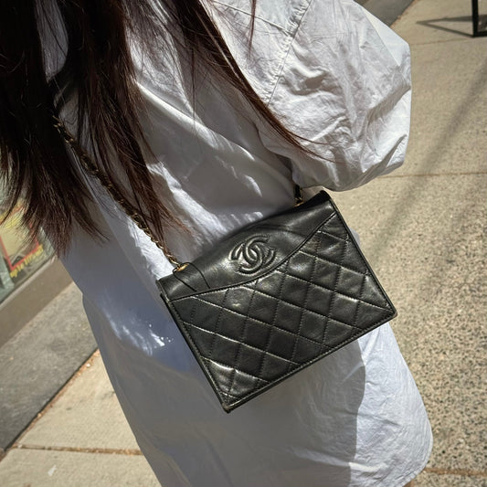 Chanel CC Quilted Flap Bag