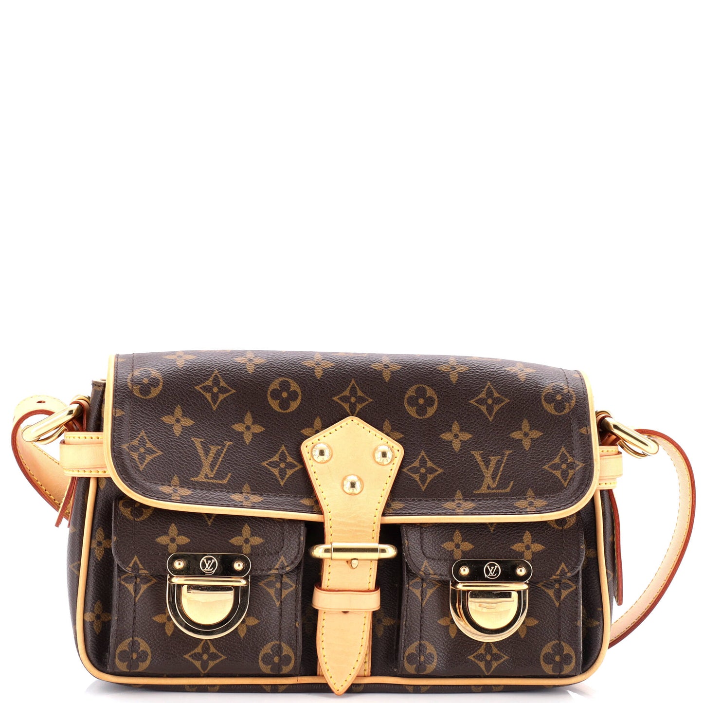 Louis Vuitton Hudson Handbag Monogram Canvas GM