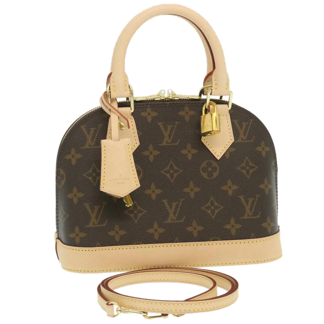 LOUIS VUITTON Monogram Alma BB Hand Bag M53152 LV 29425A