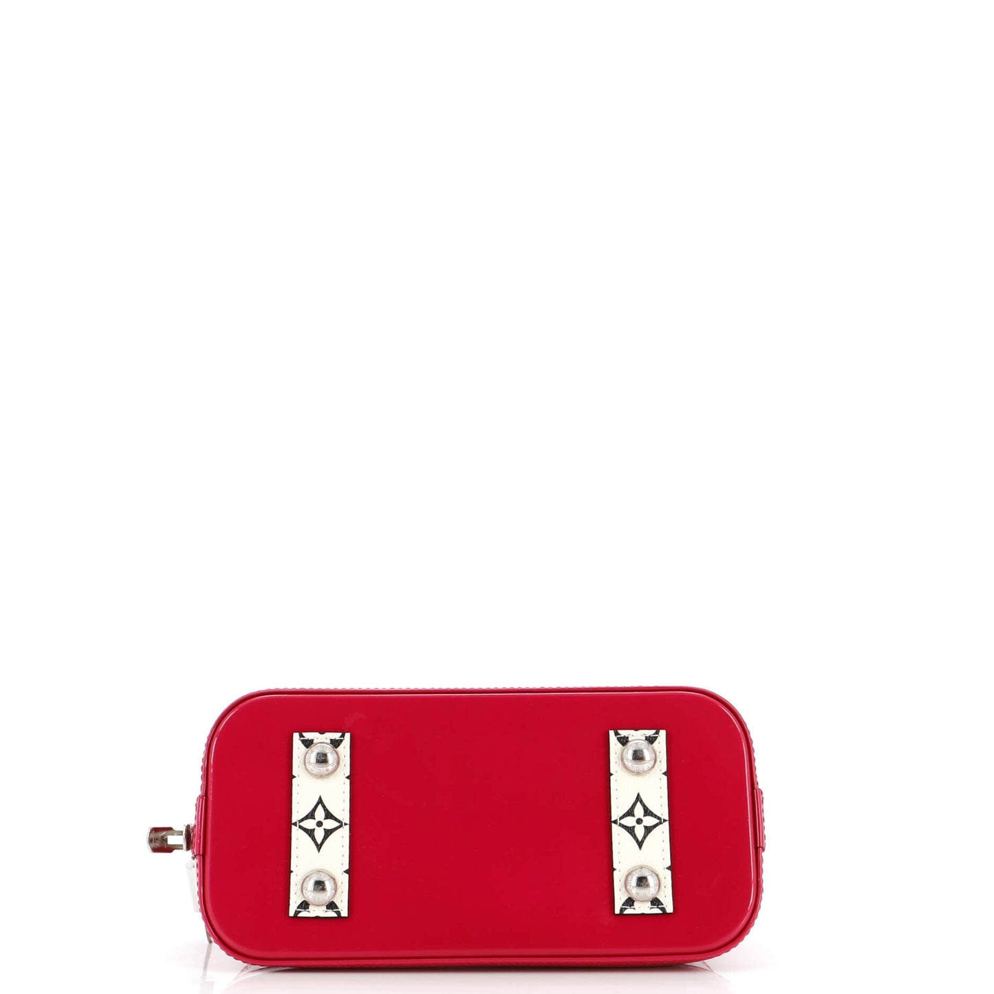 Louis Vuitton Alma Handbag Monogram Vernis with Monogram Canvas and Epi Leather BB