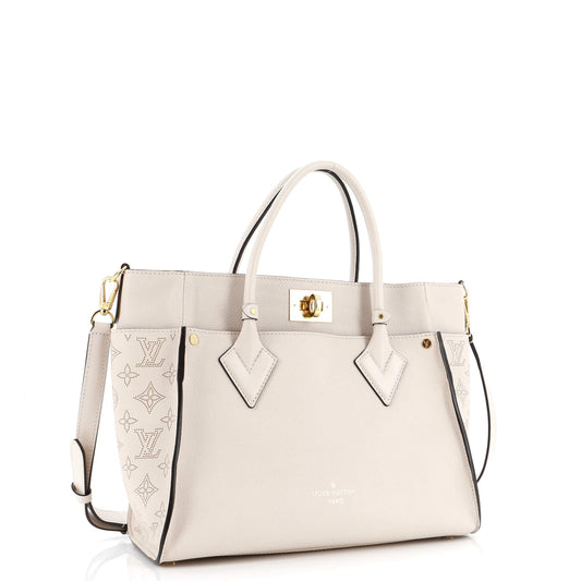 Louis Vuitton On My Side Tote Mahina Leather MM