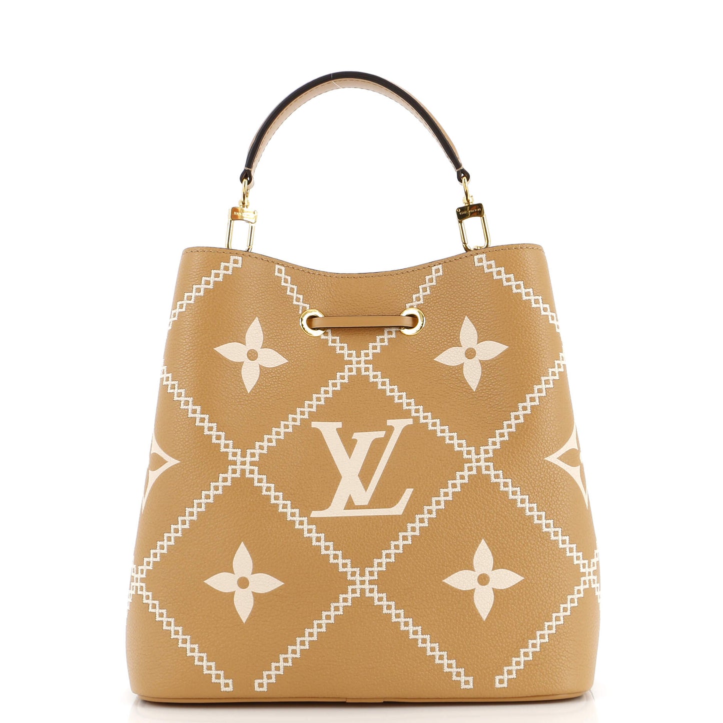 Louis Vuitton NeoNoe Handbag Monogram Empreinte Giant Broderies MM