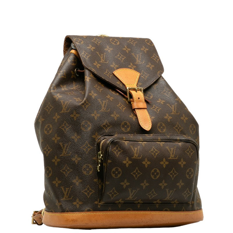 Louis Vuitton Monogram M51135 Daypack PVC/Leather Brown