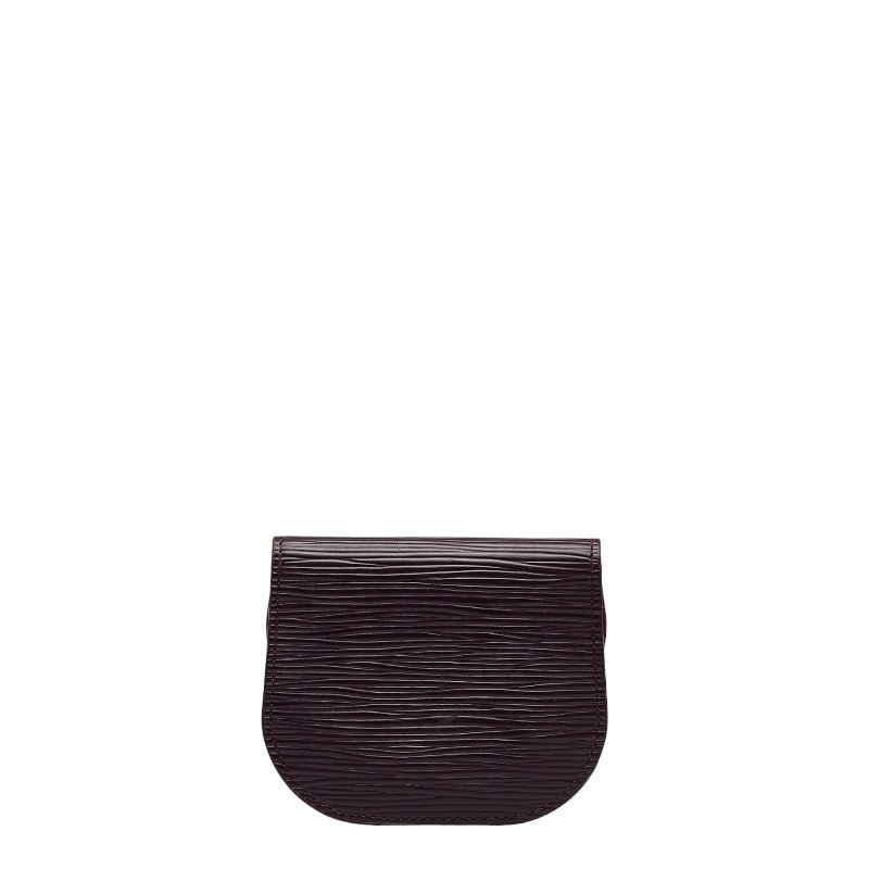Louis Vuitton Epic Port Monet Acordeon Coin Case M6657K Cassis Pearl Leather Louis Vuitton