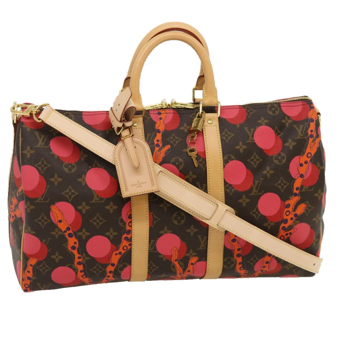 LOUIS VUITTON Monogram Ramage Keepall Bandouliere 45 Boston Bag Auth 29545A