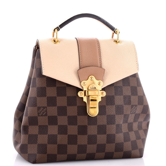 Louis Vuitton Clapton Backpack Damier and Leather
