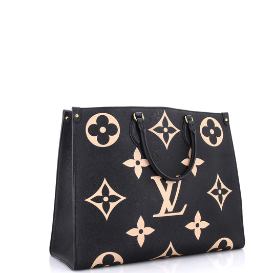 Louis Vuitton OnTheGo Tote Bicolor Monogram Empreinte Giant GM