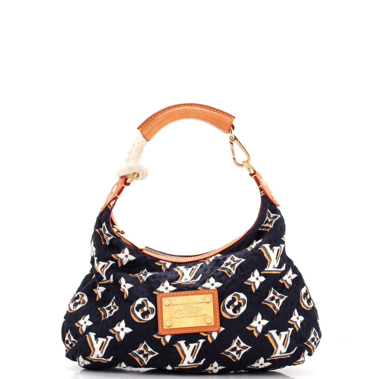 Louis Vuitton Bulles Handbag Monogram Nylon PM