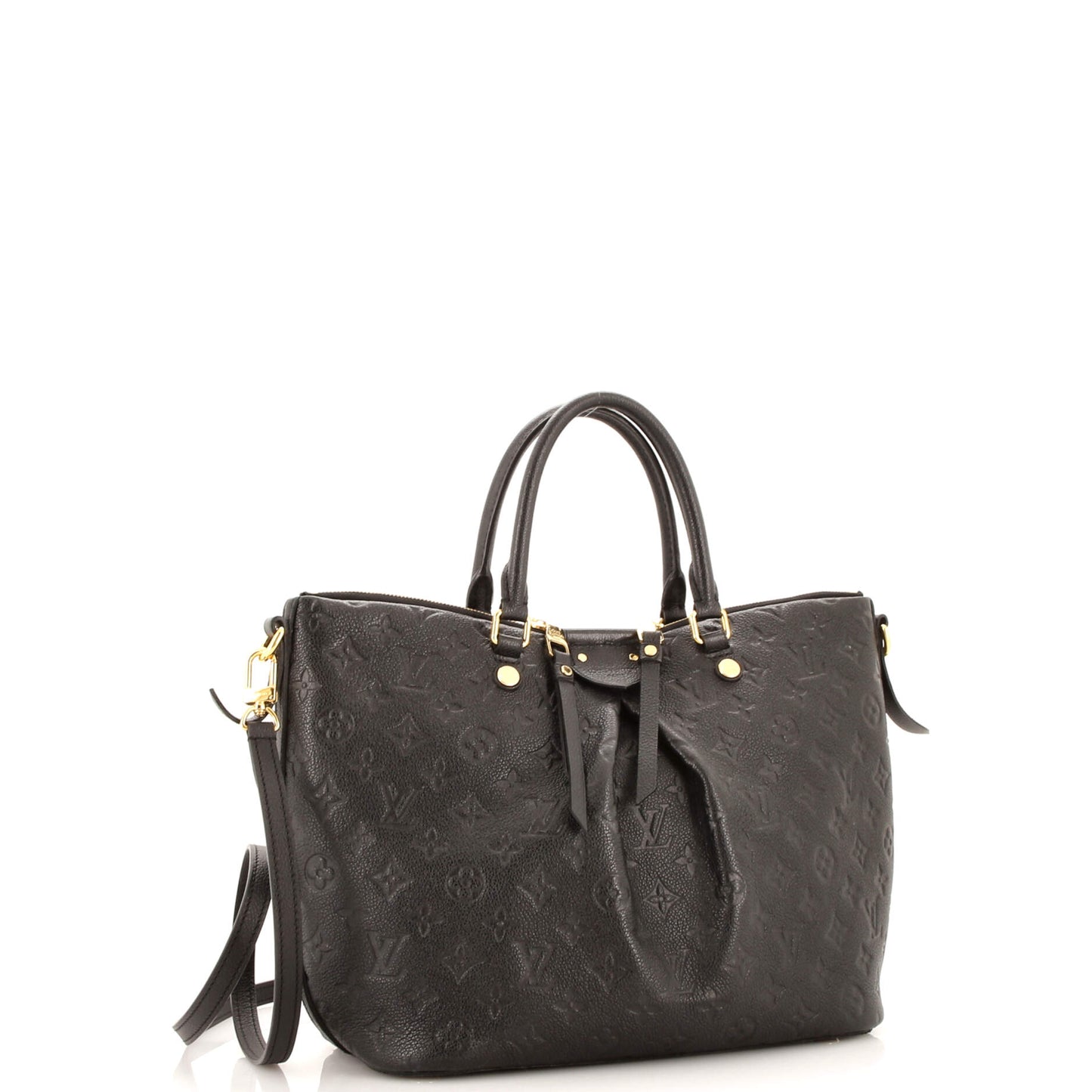 Louis Vuitton Mazarine Handbag Monogram Empreinte Leather MM