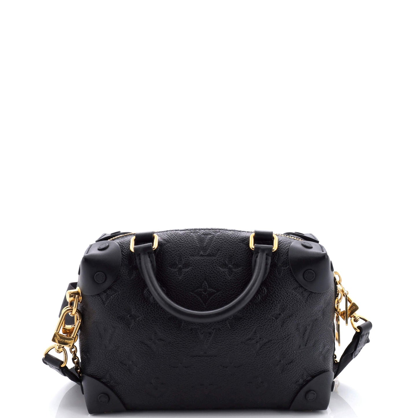Louis Vuitton Petite Malle Souple Handbag Monogram Empreinte Leather