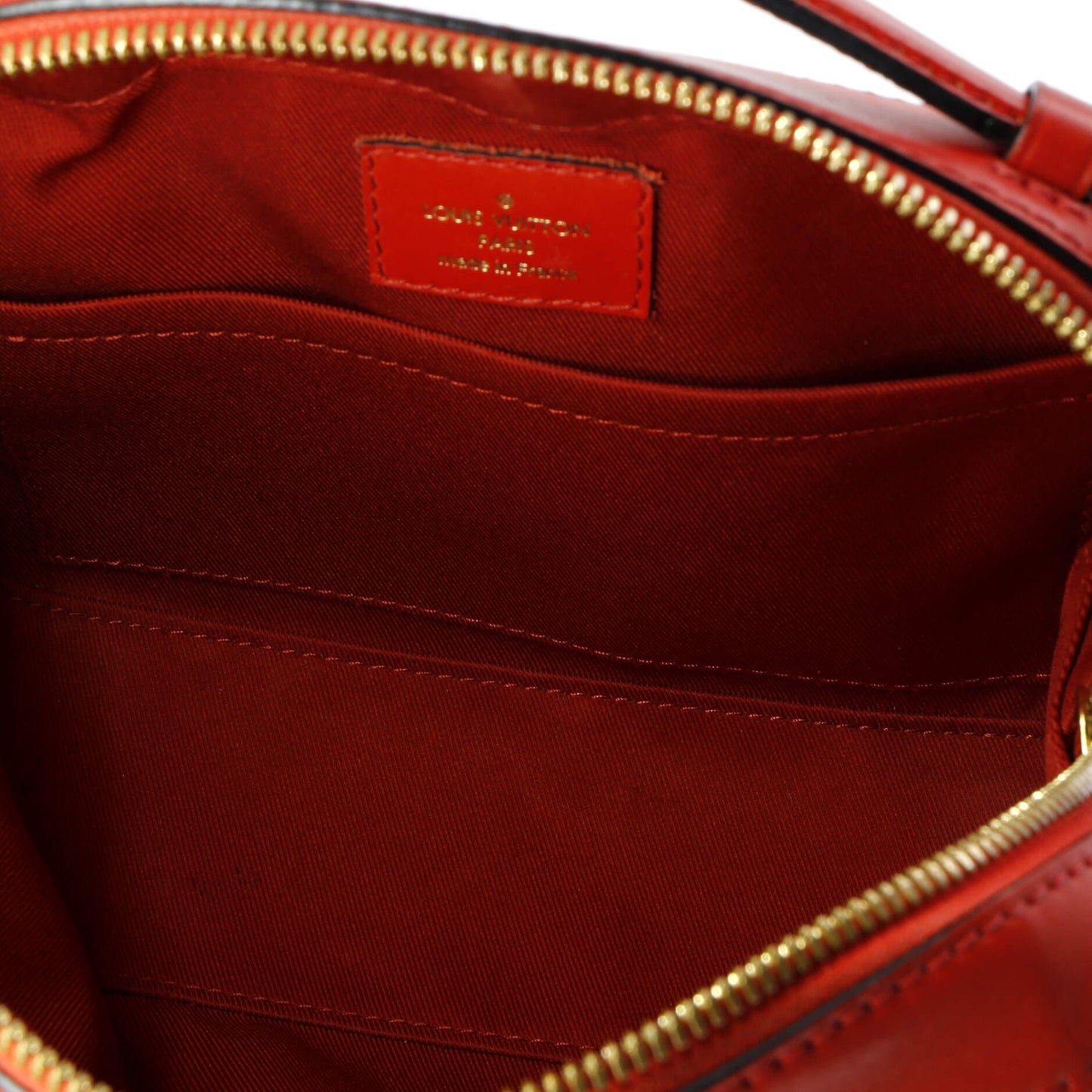 Louis Vuitton Saintonge Handbag Monogram Canvas with Leather