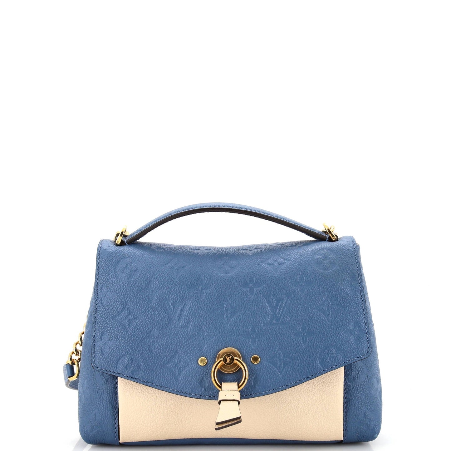 Louis Vuitton Blanche Handbag Monogram Empreinte Leather BB