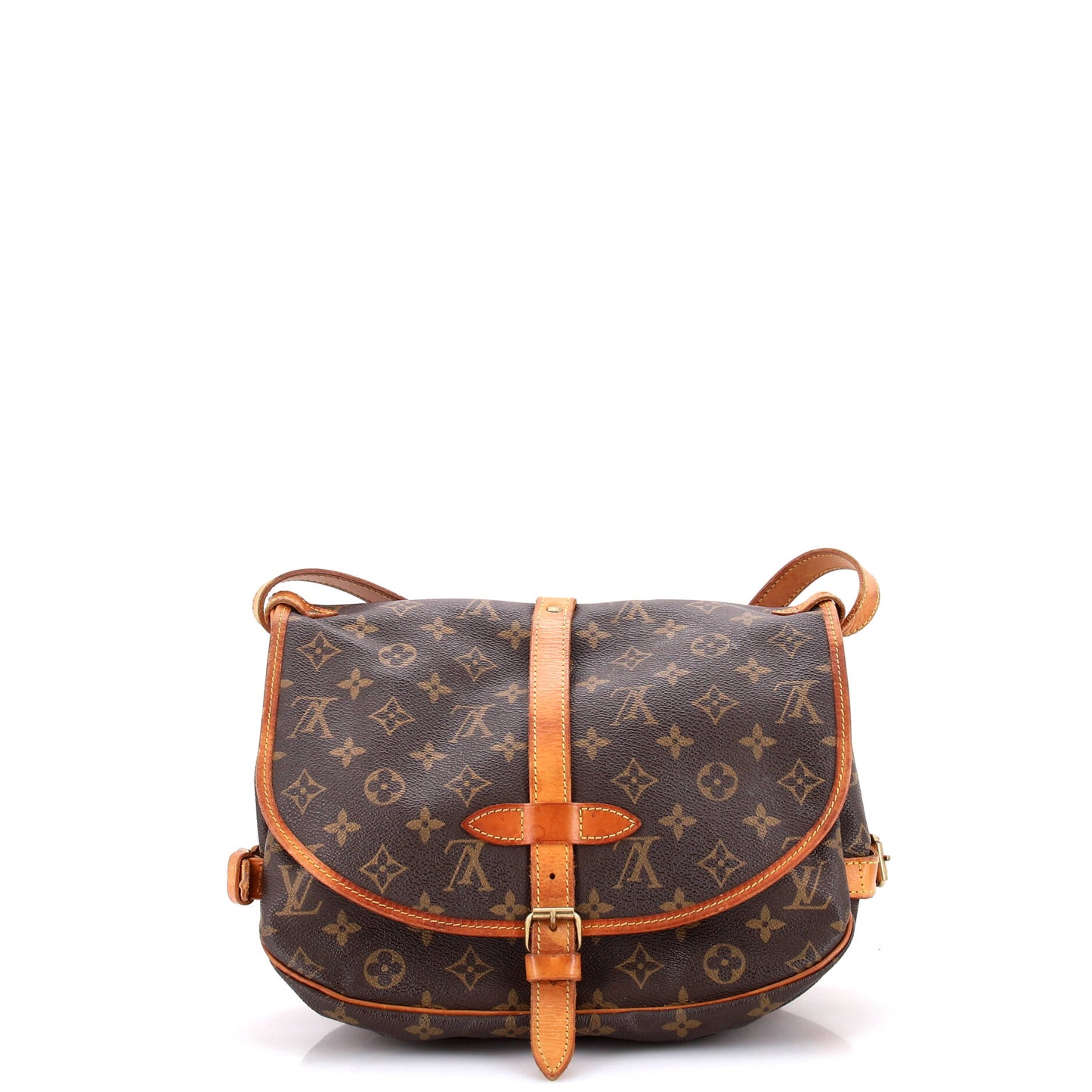 Louis Vuitton Saumur Handbag Monogram Canvas 30