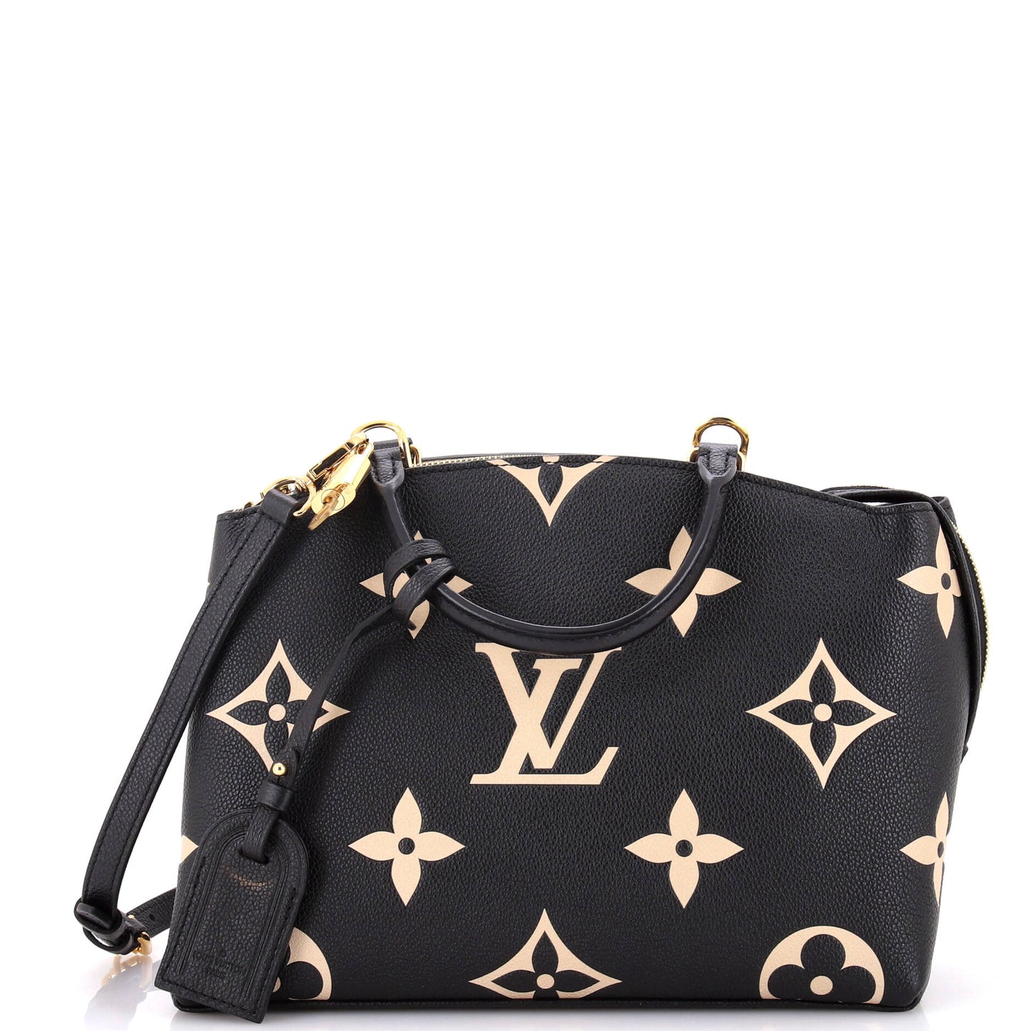 Louis Vuitton Petit Palais Handbag Bicolor Monogram Empreinte Giant