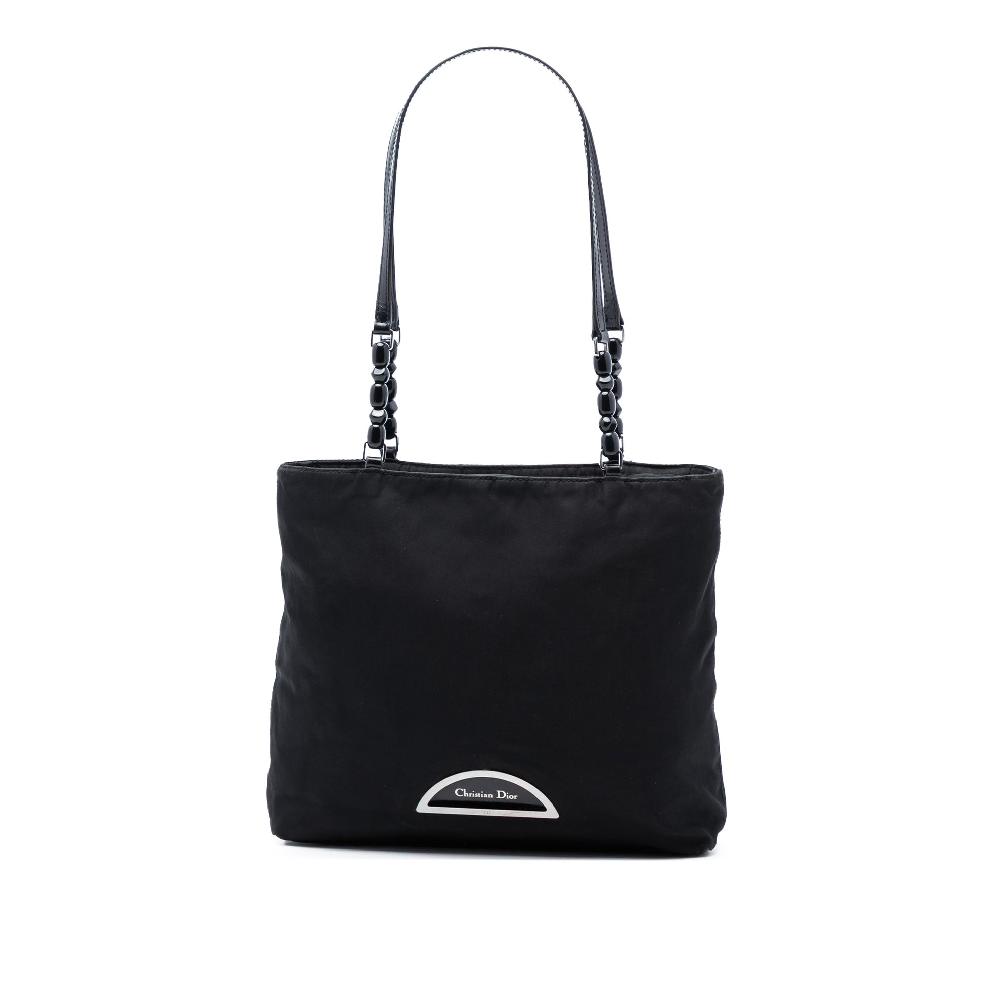 Black Dior Nylon Malice Tote