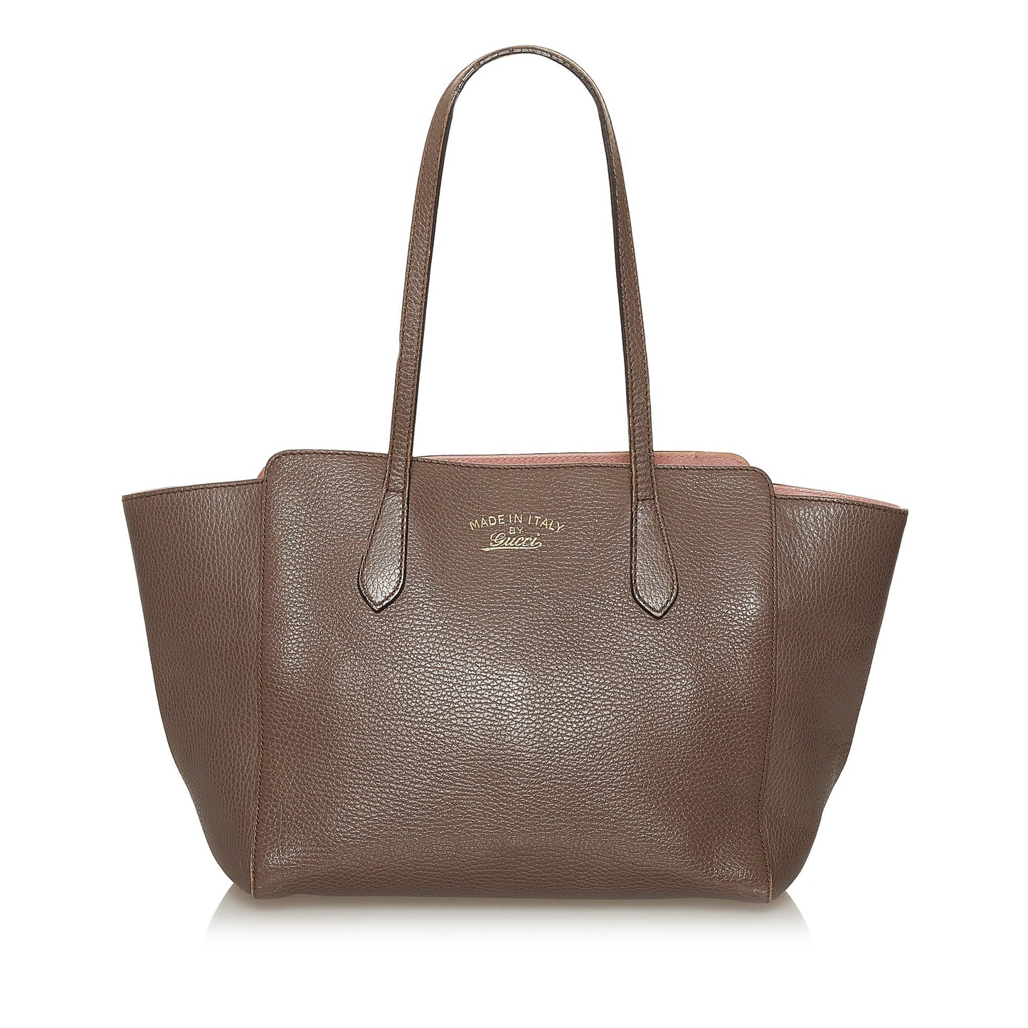 Gucci Brown Leather Tote Style 6