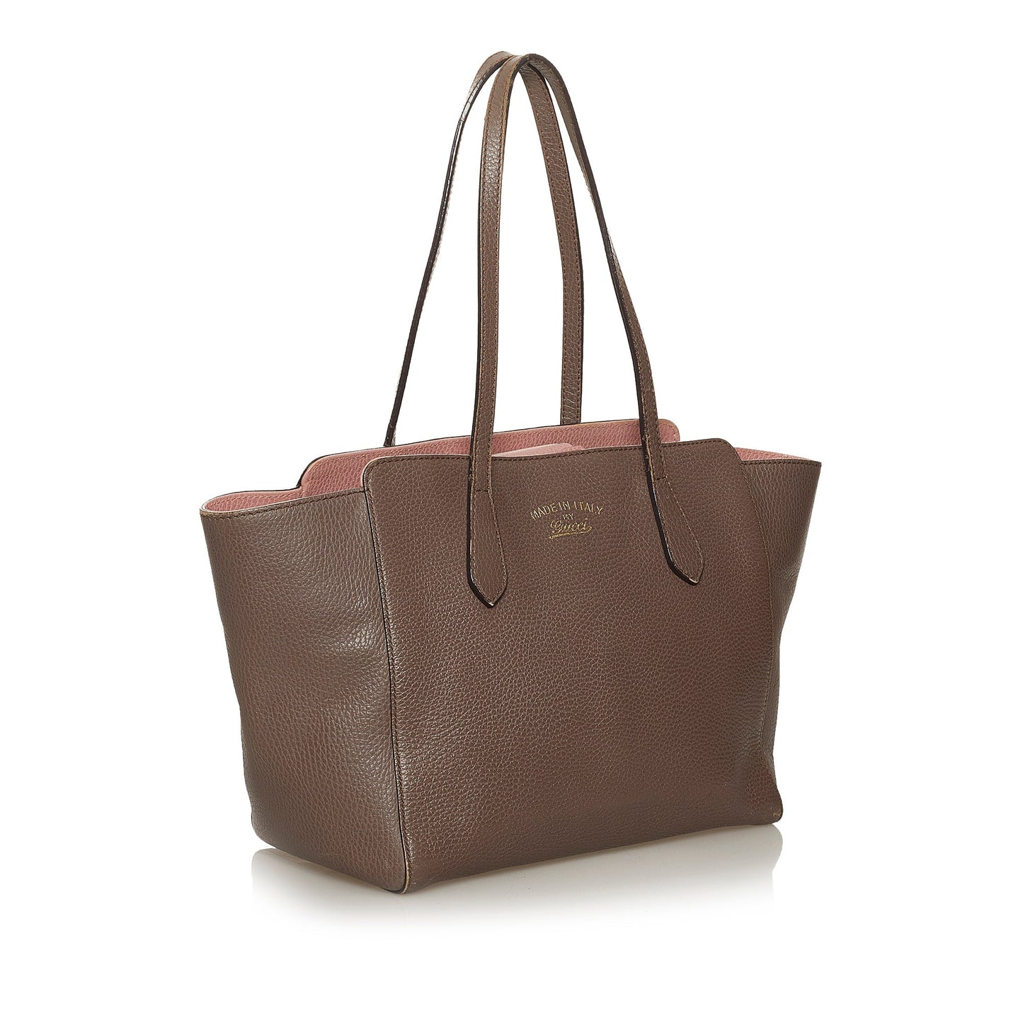 Gucci Brown Leather Tote Style 7