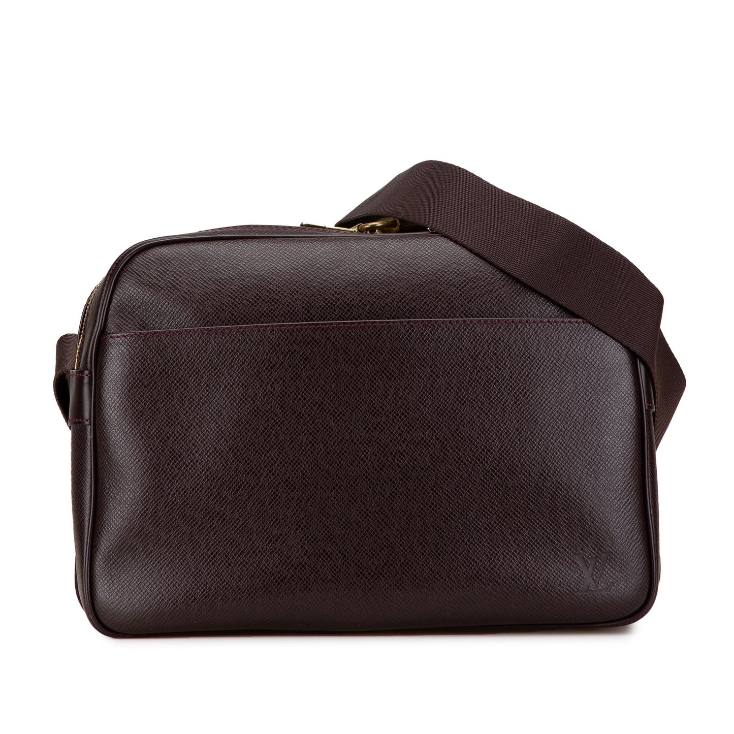 Red Louis Vuitton Taiga Reporter PM Crossbody Bag