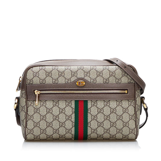 Gucci Leather Canvas Crossbody