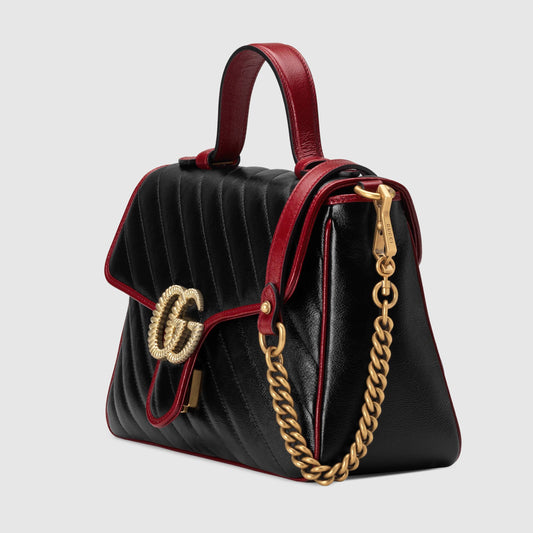 Gucci Monogram Chain Leather Crossbody
