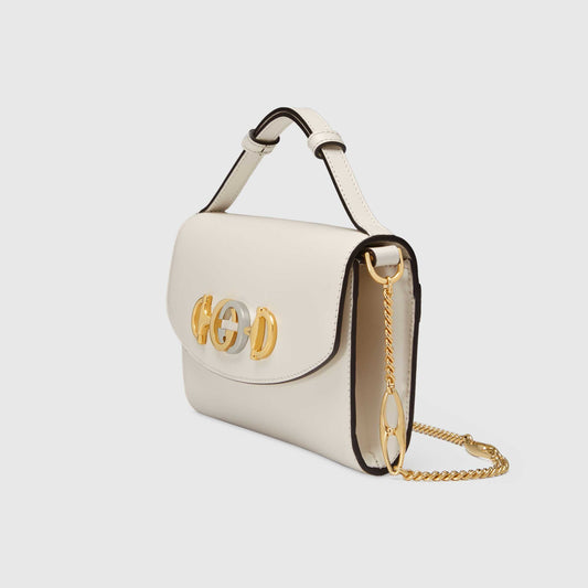 Gucci Monogram Chain Leather Crossbody