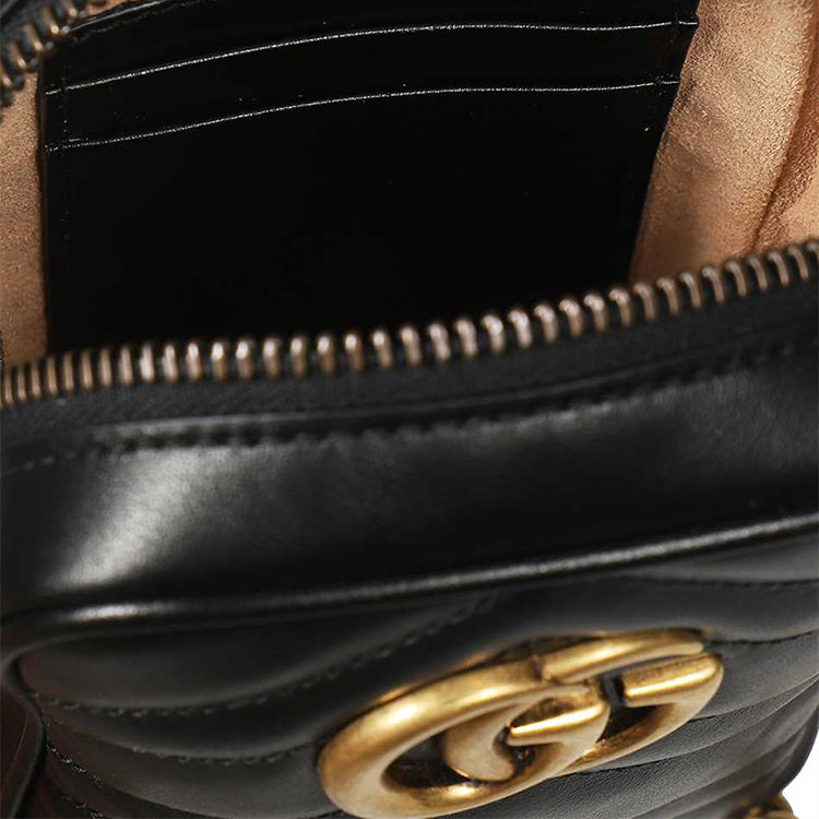 Gucci Chain Leather Shoulder Bag