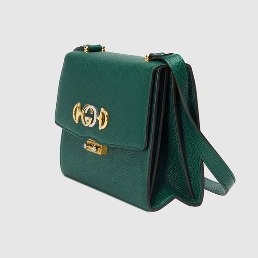 Gucci Monogram Chain Leather Crossbody