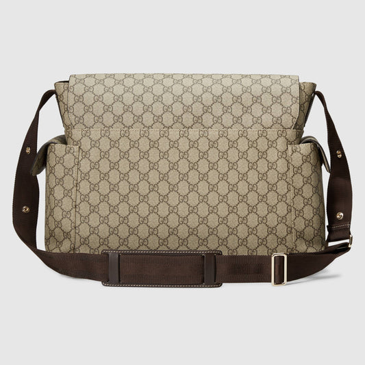 Gucci Monogram Leather Canvas Crossbody