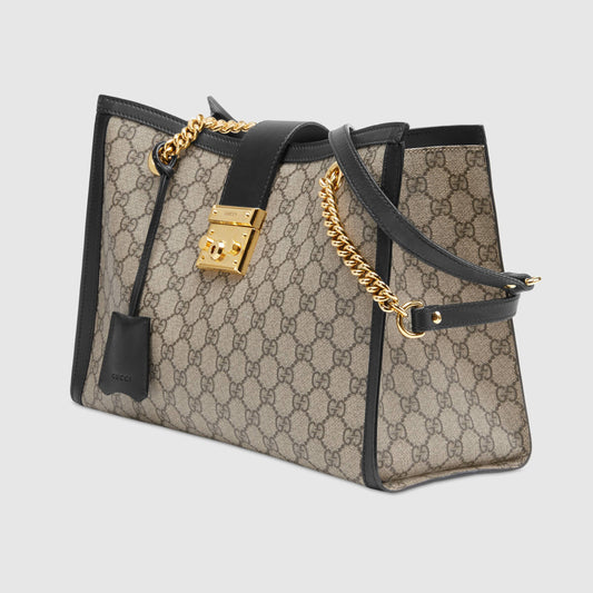 Gucci Monogram Chain Leather Crossbody