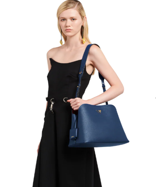Prada MatinÃ©e Handbag Blue