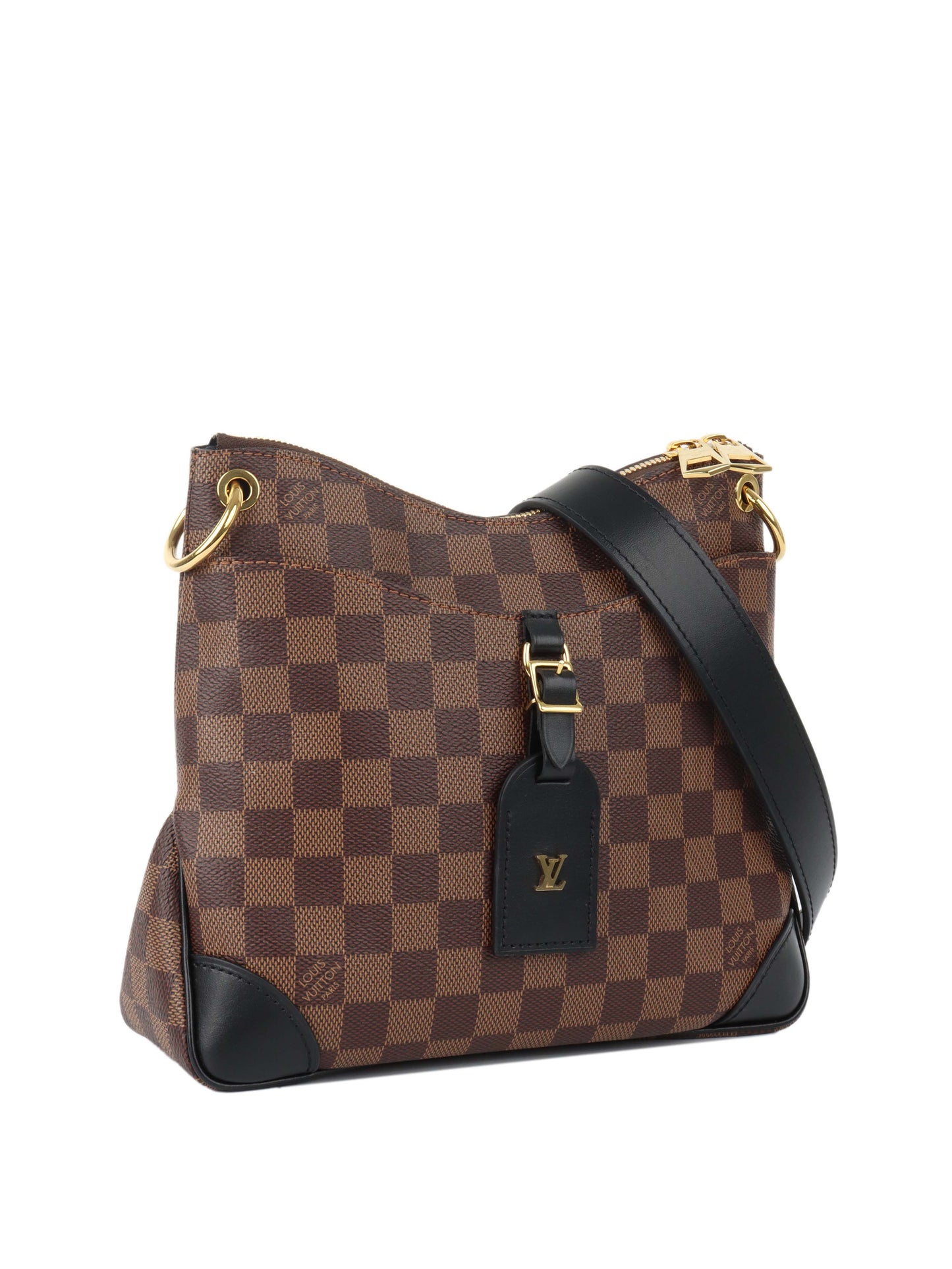 Louis Vuitton Black Damier Ebene Odeon PM Bag