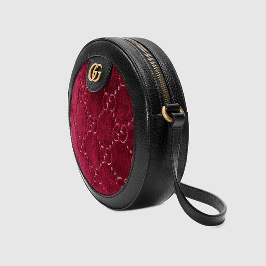 Gucci Monogram Leather Mini Crossbody