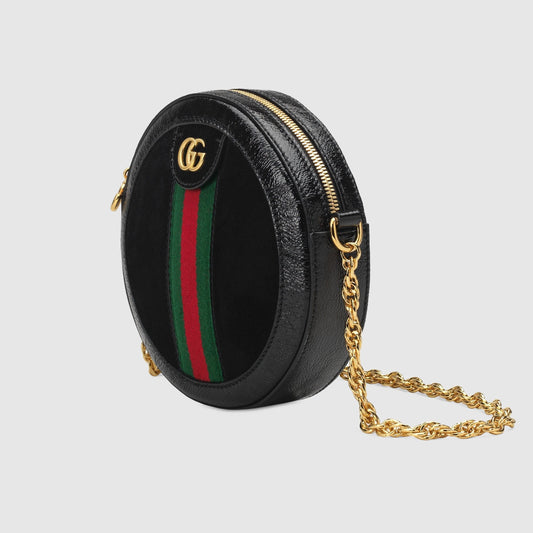 Gucci Monogram Chain Leather Crossbody