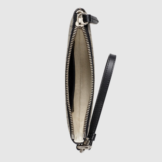 Gucci Monogram Leather Canvas Crossbody