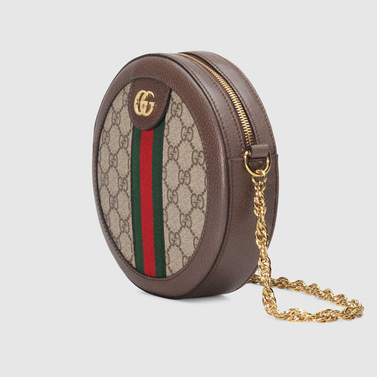 Gucci Monogram Chain Leather Crossbody