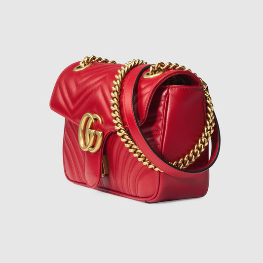 Gucci Monogram Chain Leather Crossbody