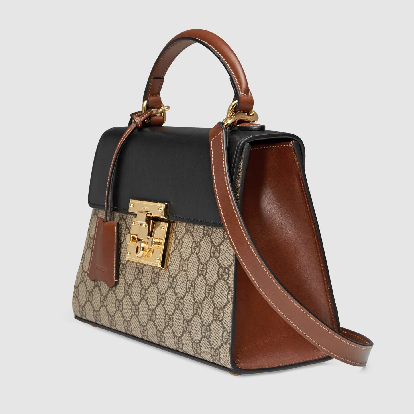 Gucci Monogram Leather Canvas Crossbody