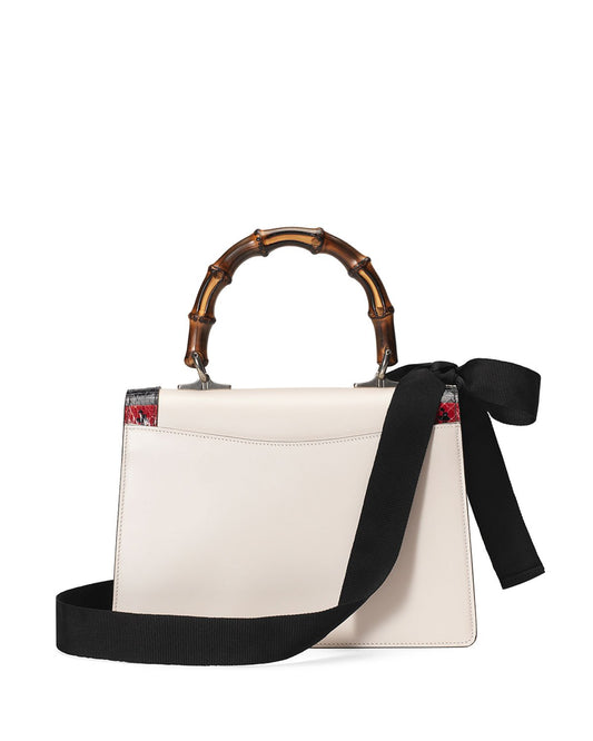 Gucci Monogram Leather Top Handle Crossbody