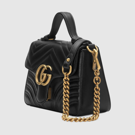 Gucci Monogram Chain Leather Crossbody