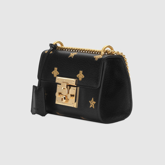 Gucci Monogram Chain Leather Crossbody
