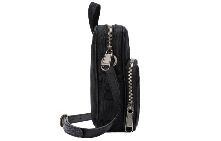 Gucci Nylon Leather Mini Shoulder Bag