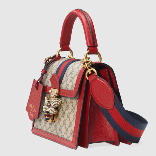 Gucci Monogram Leather Canvas Crossbody